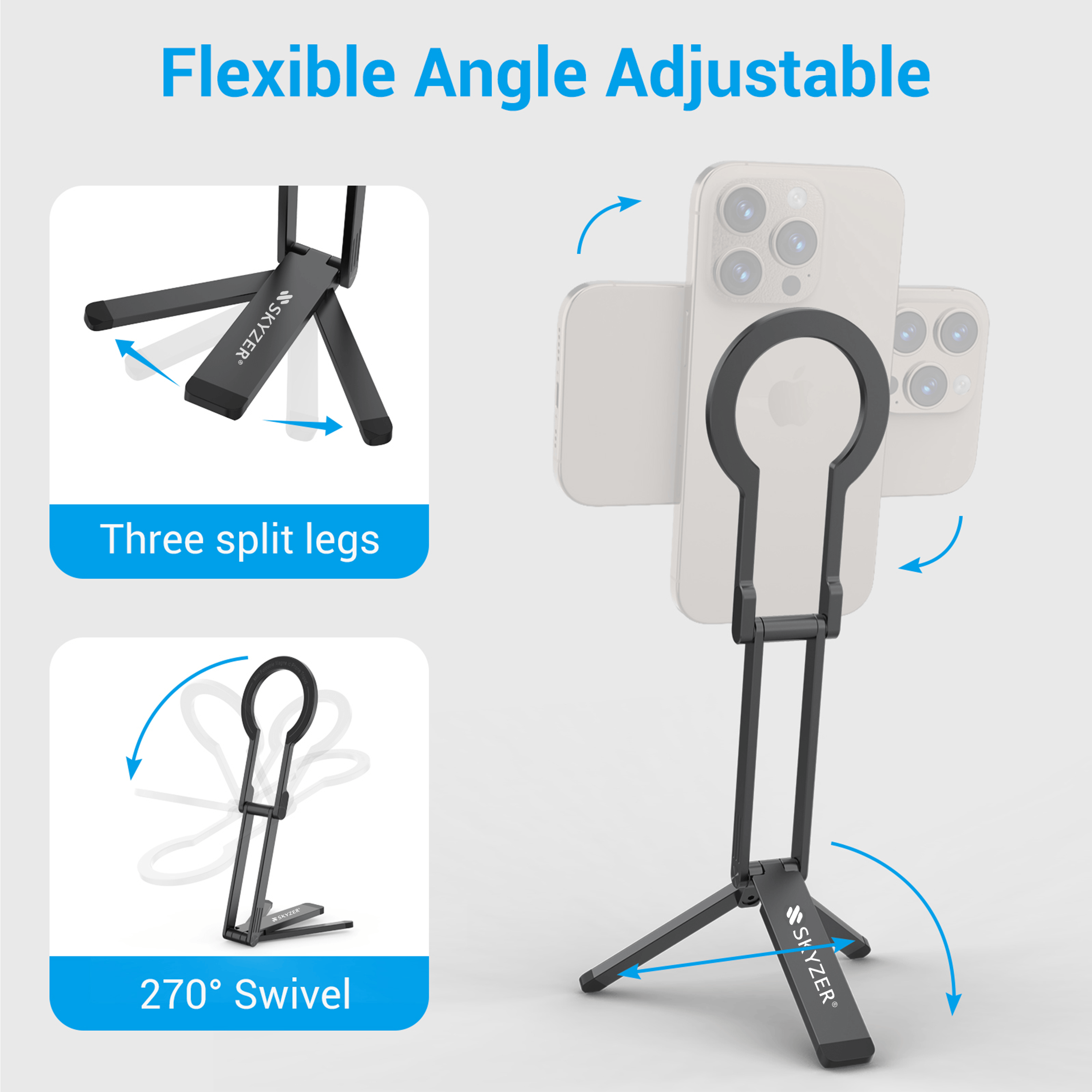 Skyzer MAC100 Magnetic Mobile Phone Tripod