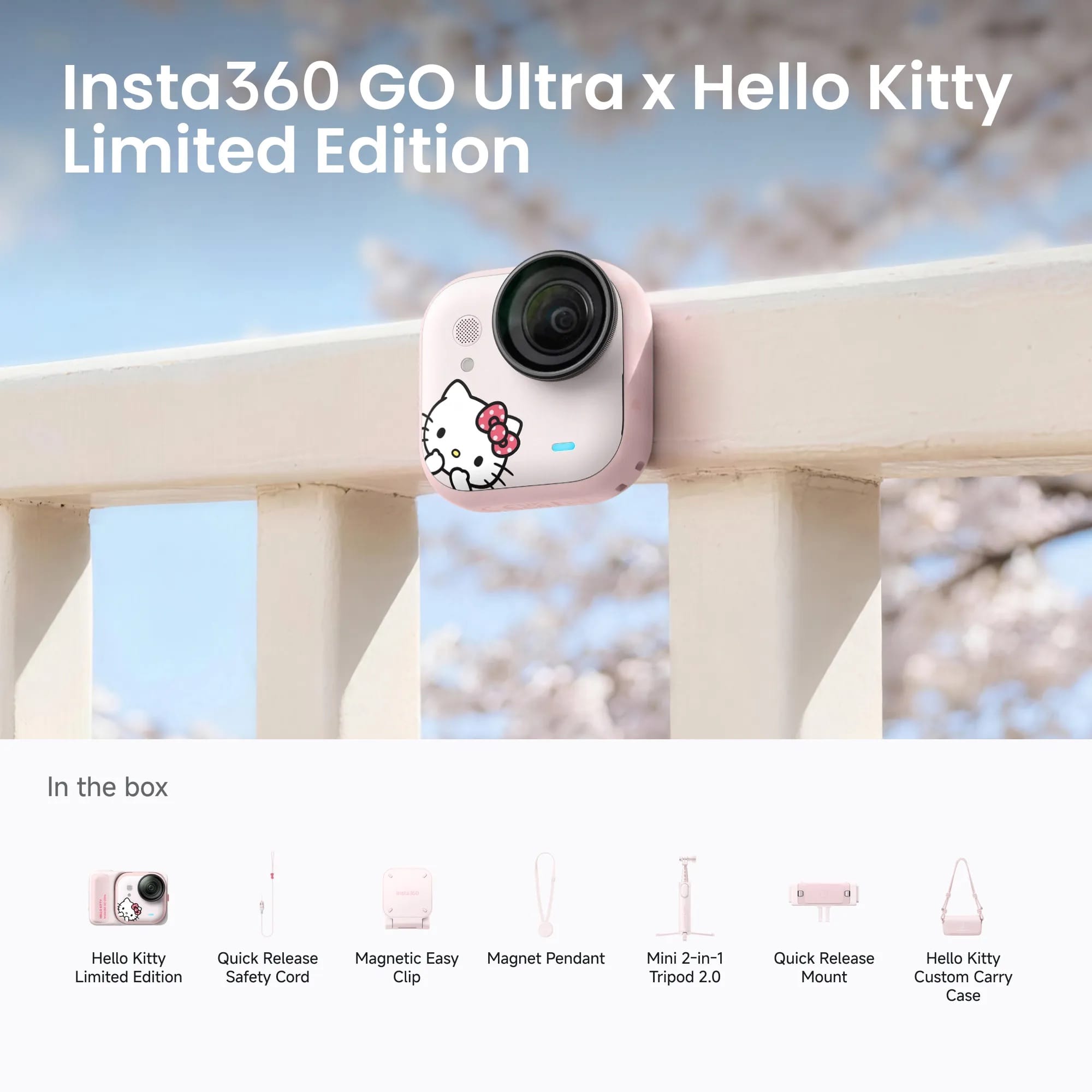 Insta360 Go Ultra Action Camera | Hello Kitty Limited Edition
