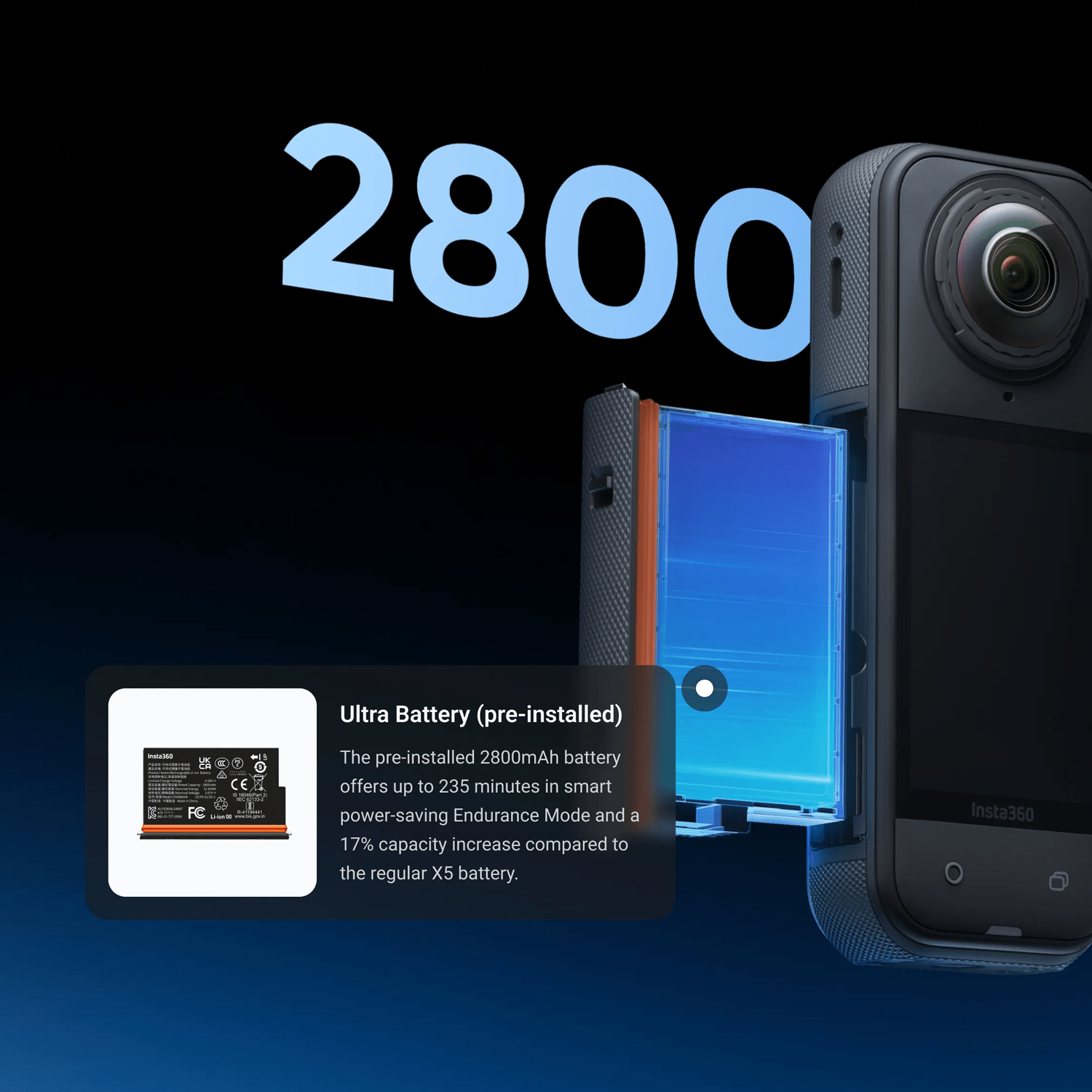 Insta360 X5 | 8K30fps 360 Action Camera