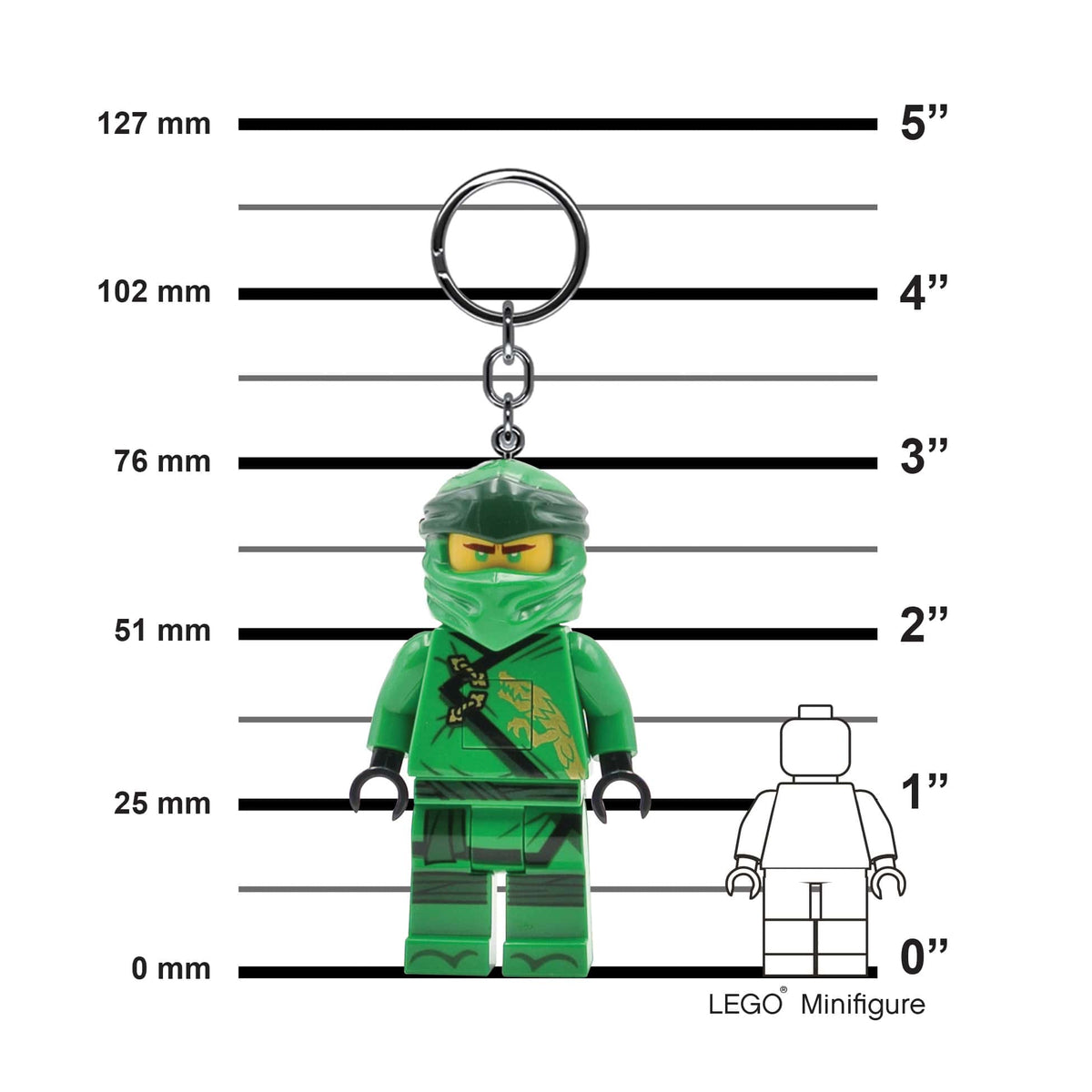 LEGO NINJAGO Legacy Lloyd Keychain Light