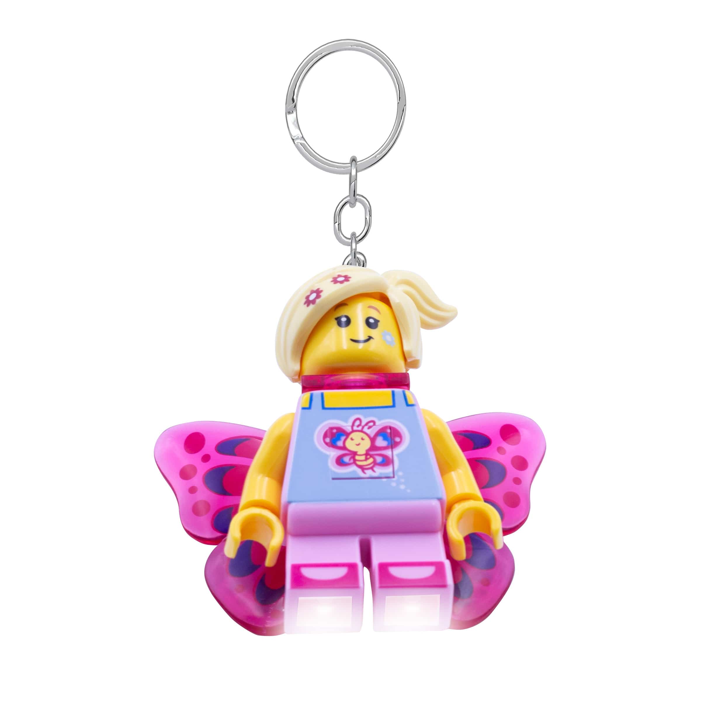 LEGO ICONIC Butterfly Girl Keychain Light