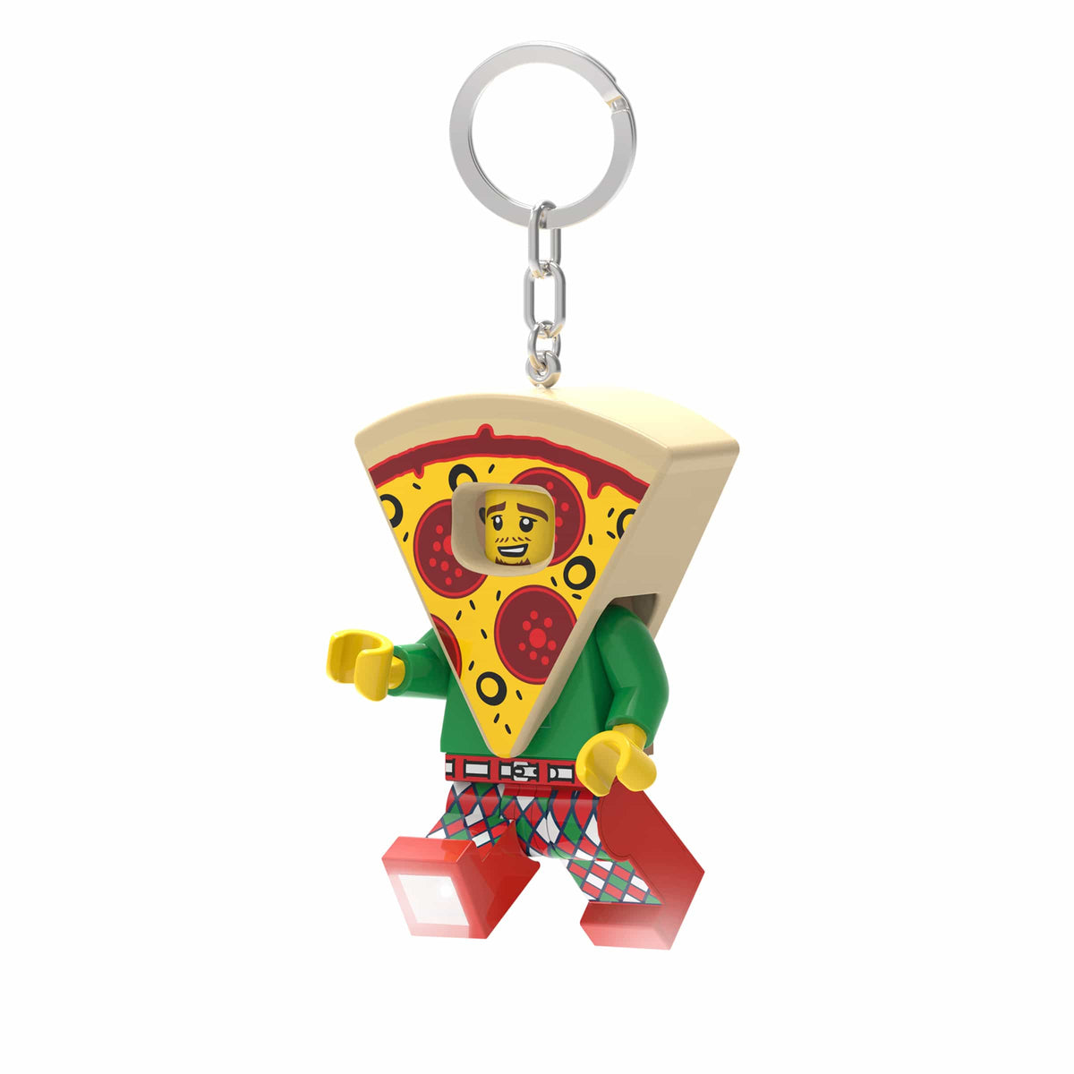 LEGO ICONIC Pizza Guy Keychain Light