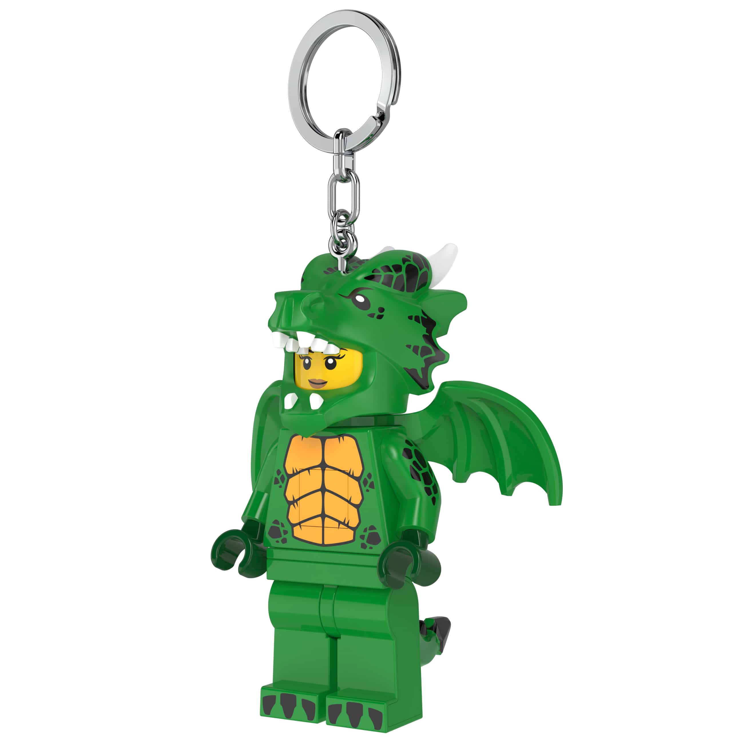 LEGO MINIFIGURES Green Dragon Girl Keychain Light