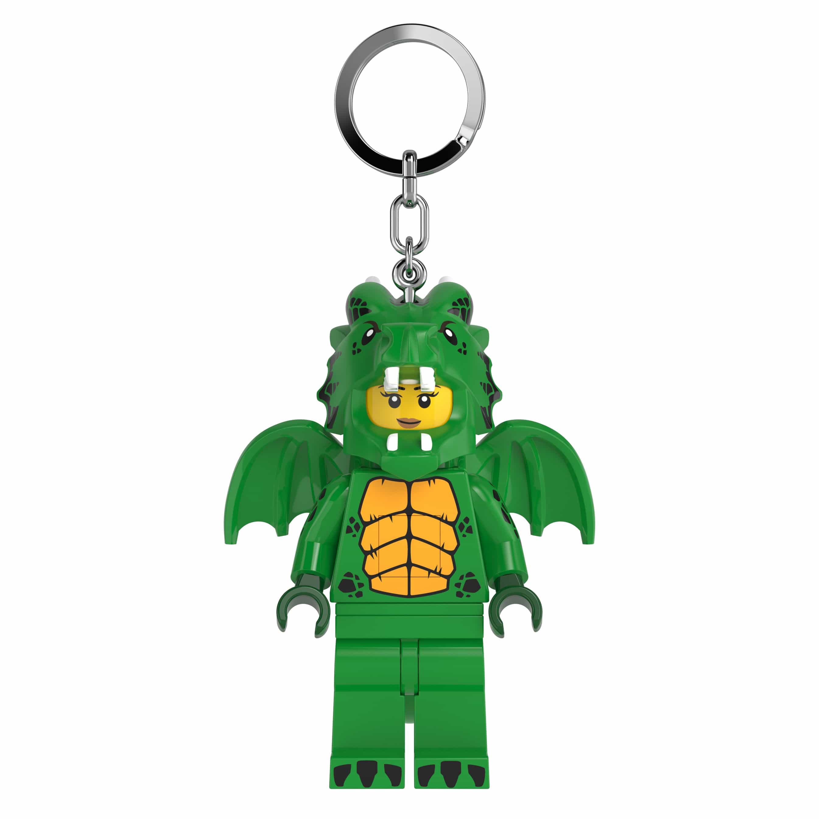 LEGO MINIFIGURES Green Dragon Girl Keychain Light