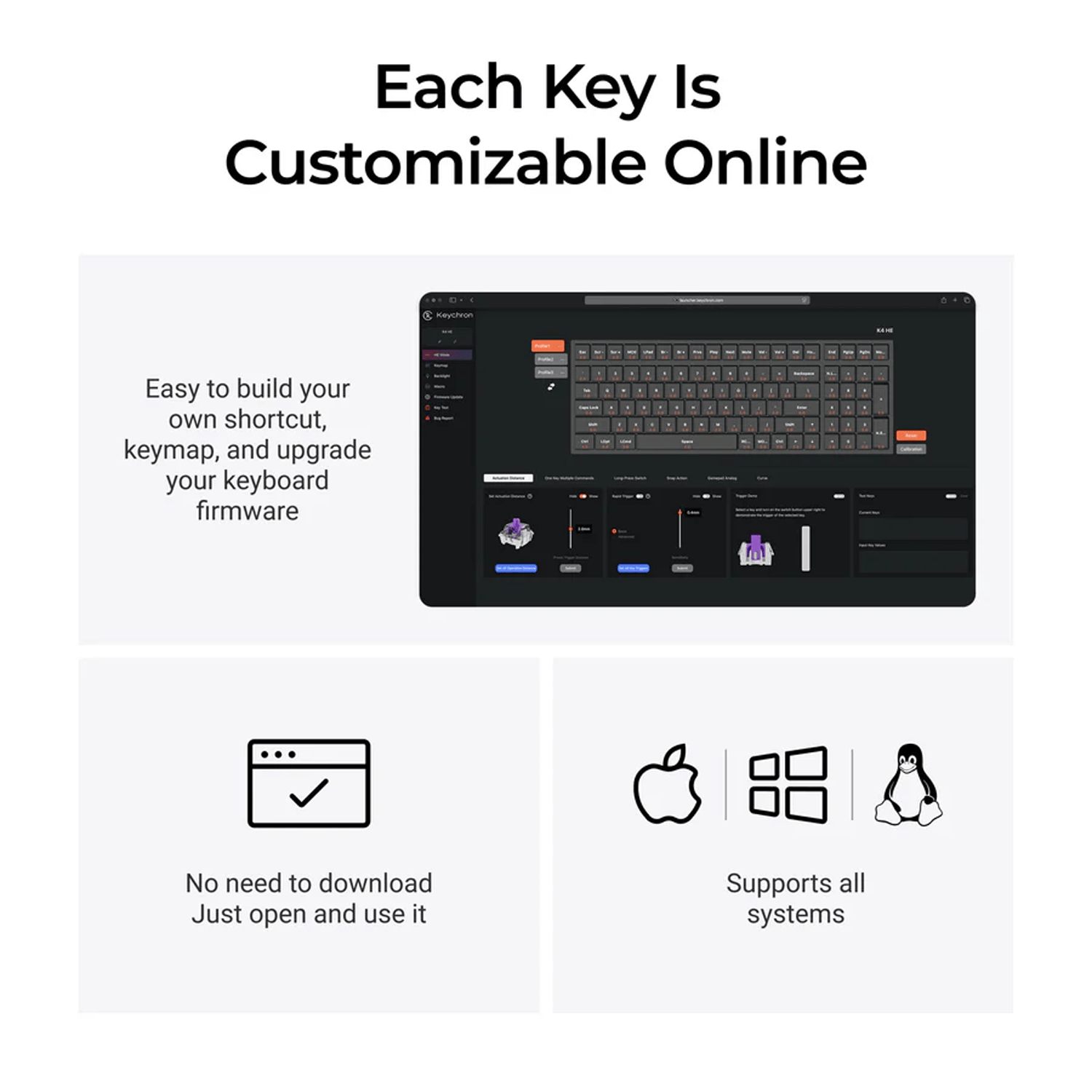 Keychron HE Series | K4 HE Special Edition Wireless Magnetic Switch Custom Keyboard