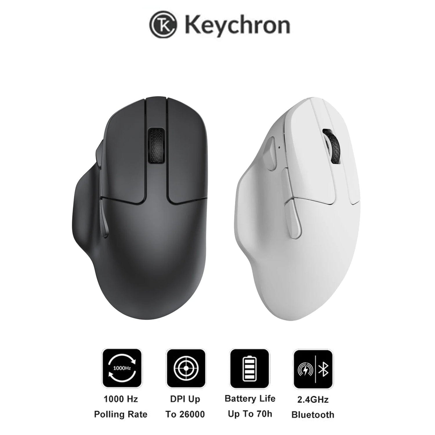 Keychron M Series | M7 Wireless Optical Mouse