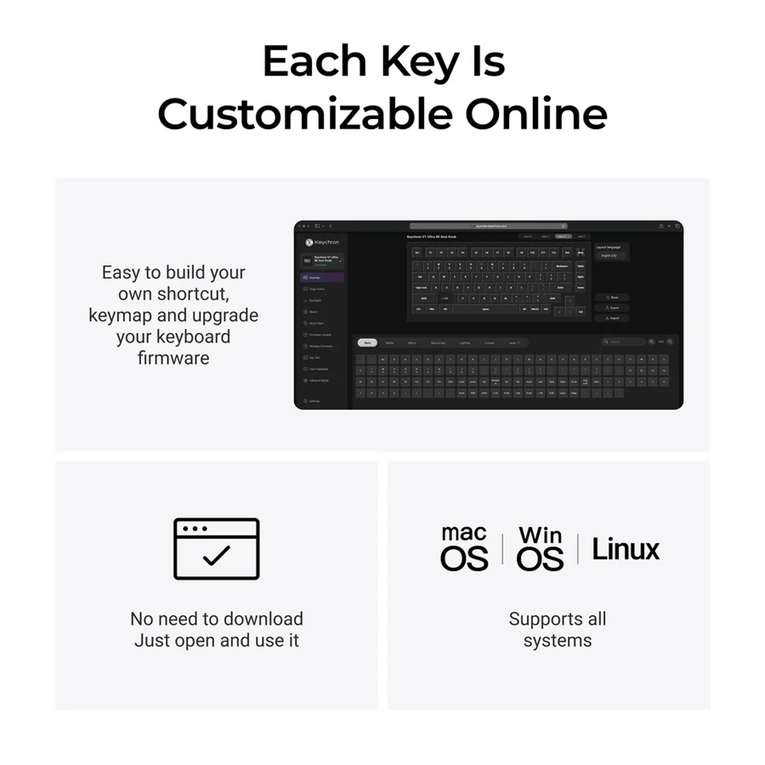 Keychron V Ultra 8K Series | V1 Ultra 8K Wireless Custom Mechanical Keyboard