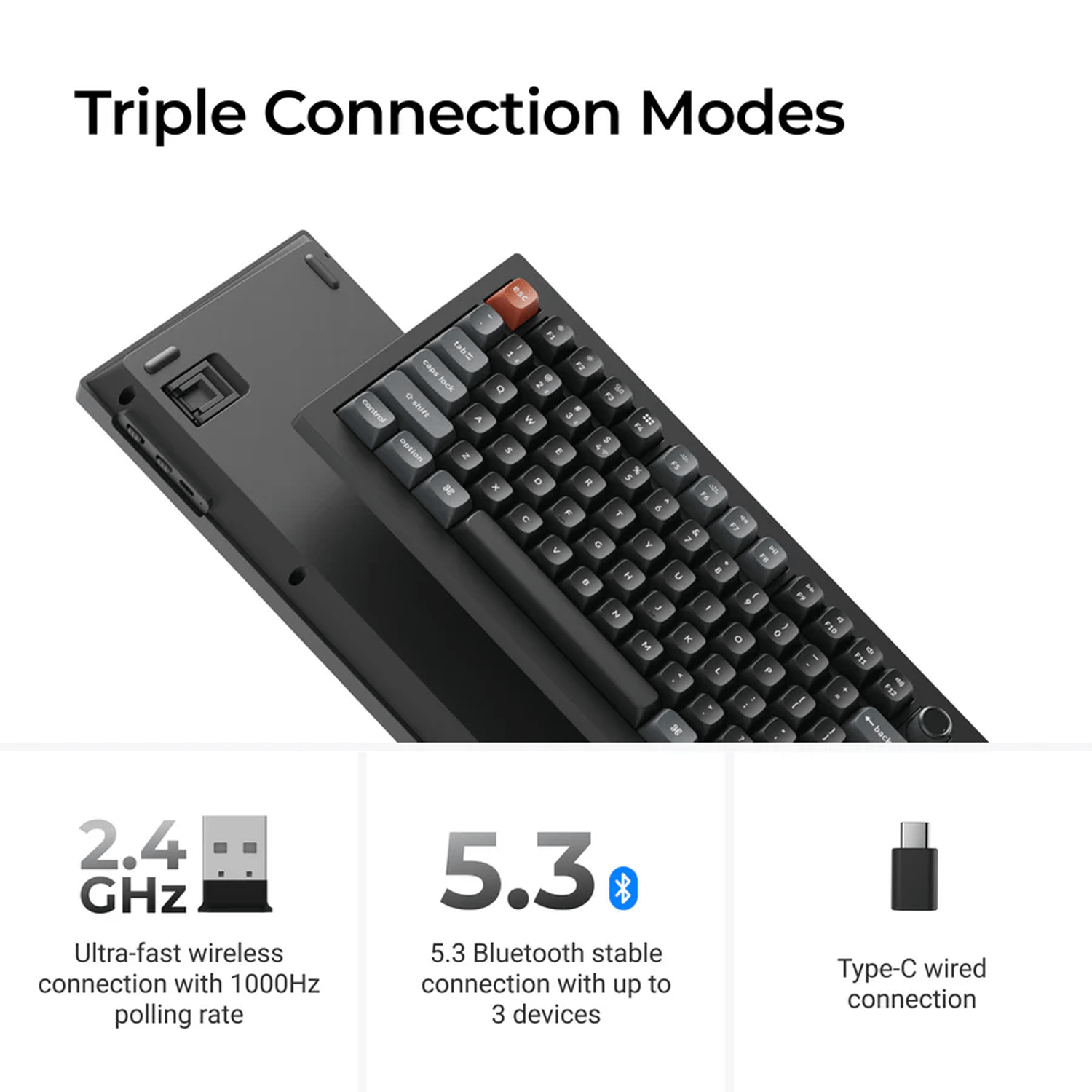 Keychron V Ultra 8K Series | V6 Ultra 8K Wireless Custom Mechanical Keyboard