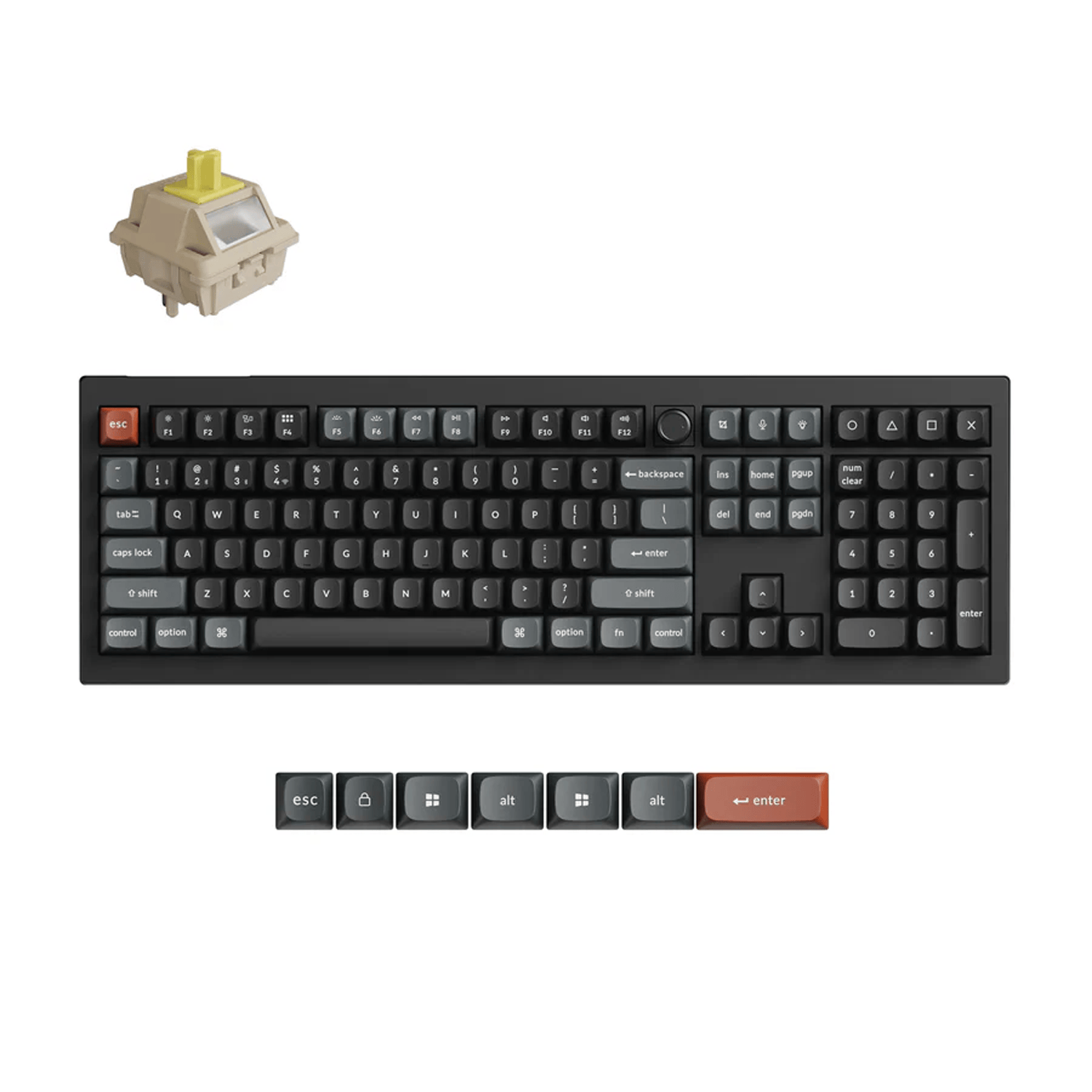 Keychron V Ultra 8K Series | V6 Ultra 8K Wireless Custom Mechanical Keyboard