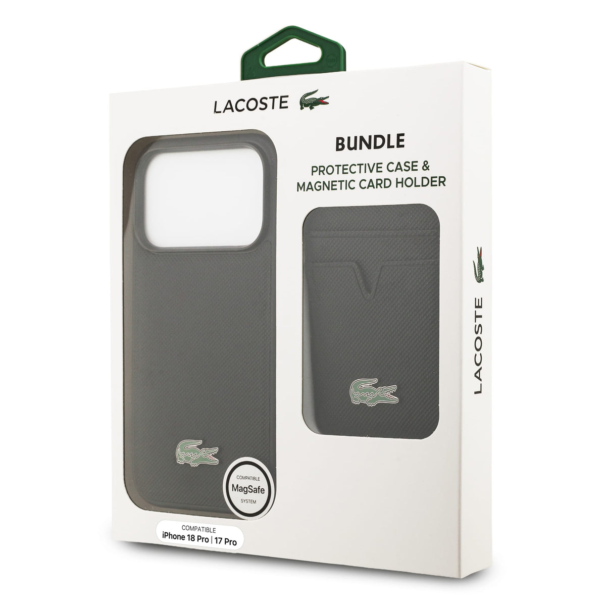Lacoste Iconic Petit Pique Card Wallet & MagSafe Case For iPhone 18 Pro