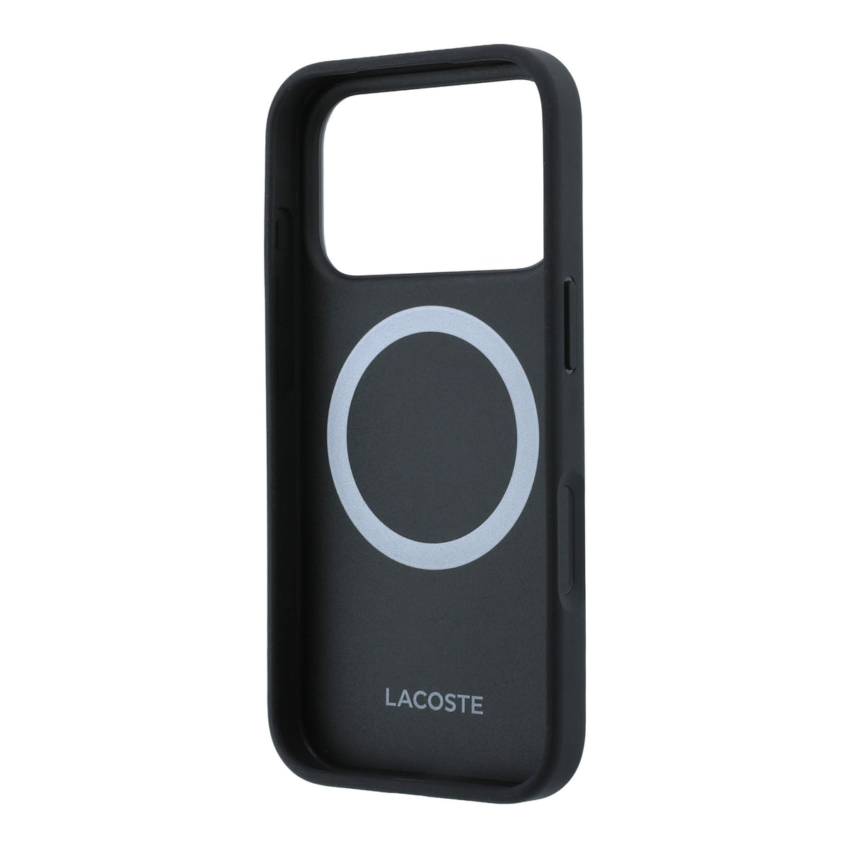 Lacoste Iconic Petit Pique PU Lacquer Logo MagSafe Case For iPhone 18 Pro Max