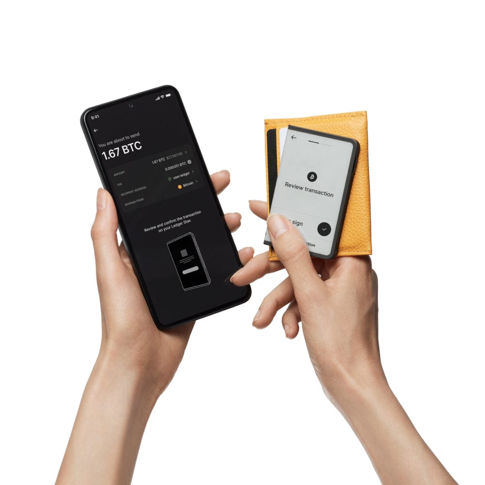 Ledger Stax Touchscreen Crypto Hardware Wallet