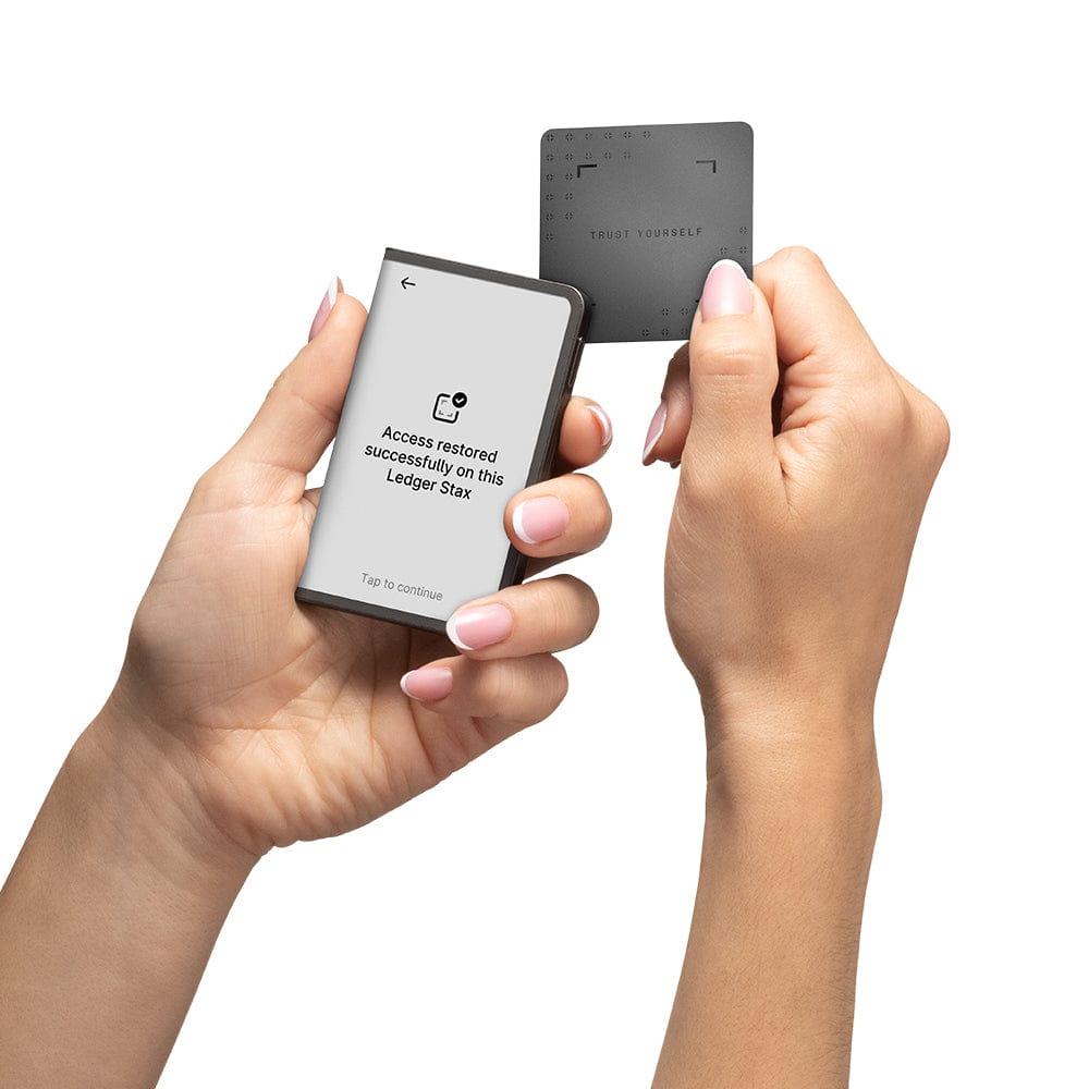 Ledger Stax Touchscreen Crypto Hardware Wallet