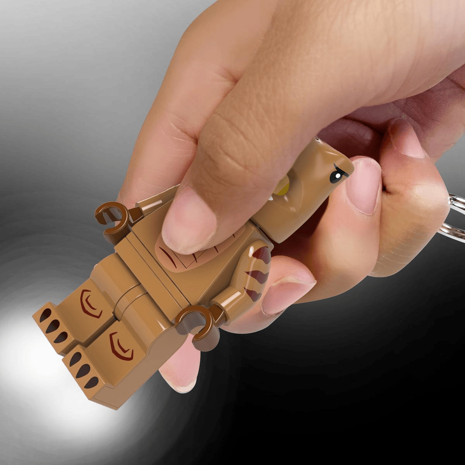 LEGO Minigigures T. Rex Costume Fan Keychain Light