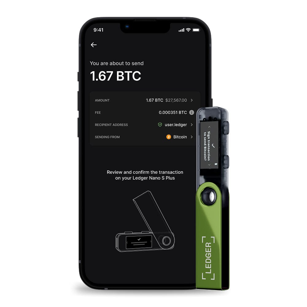 Ledger Nano S Plus Crypto Hardware Wallet