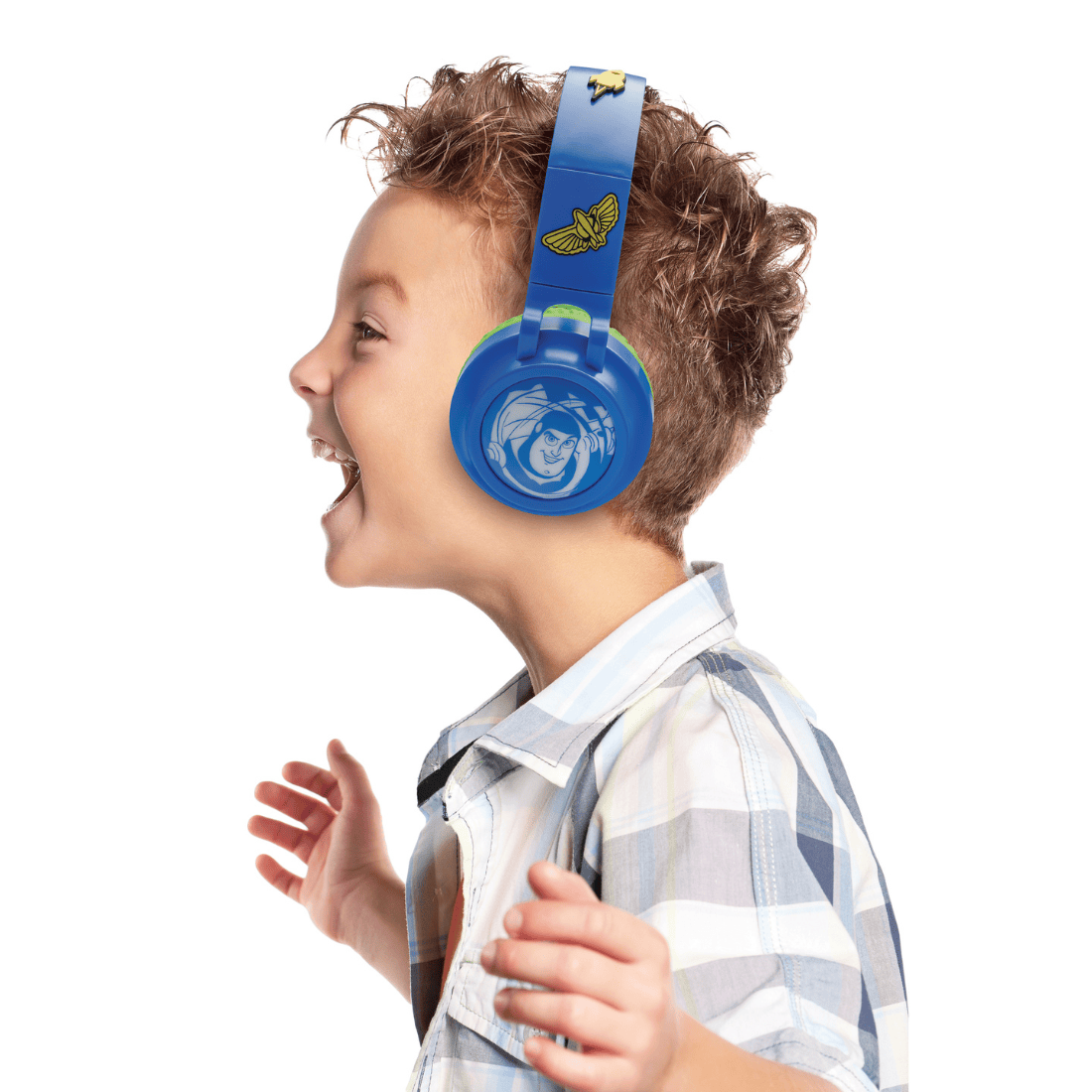 Lexibook HPBT015 Series Bluetooth And Wired Foldable Headphones with Safe Volume Limitation