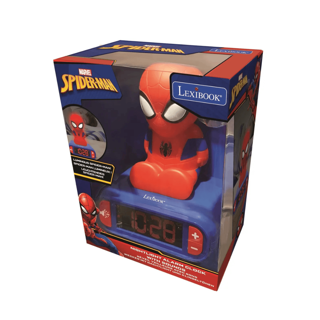 Lexibook RL800 Series Alarm Clock With 3D Figurine Night Light