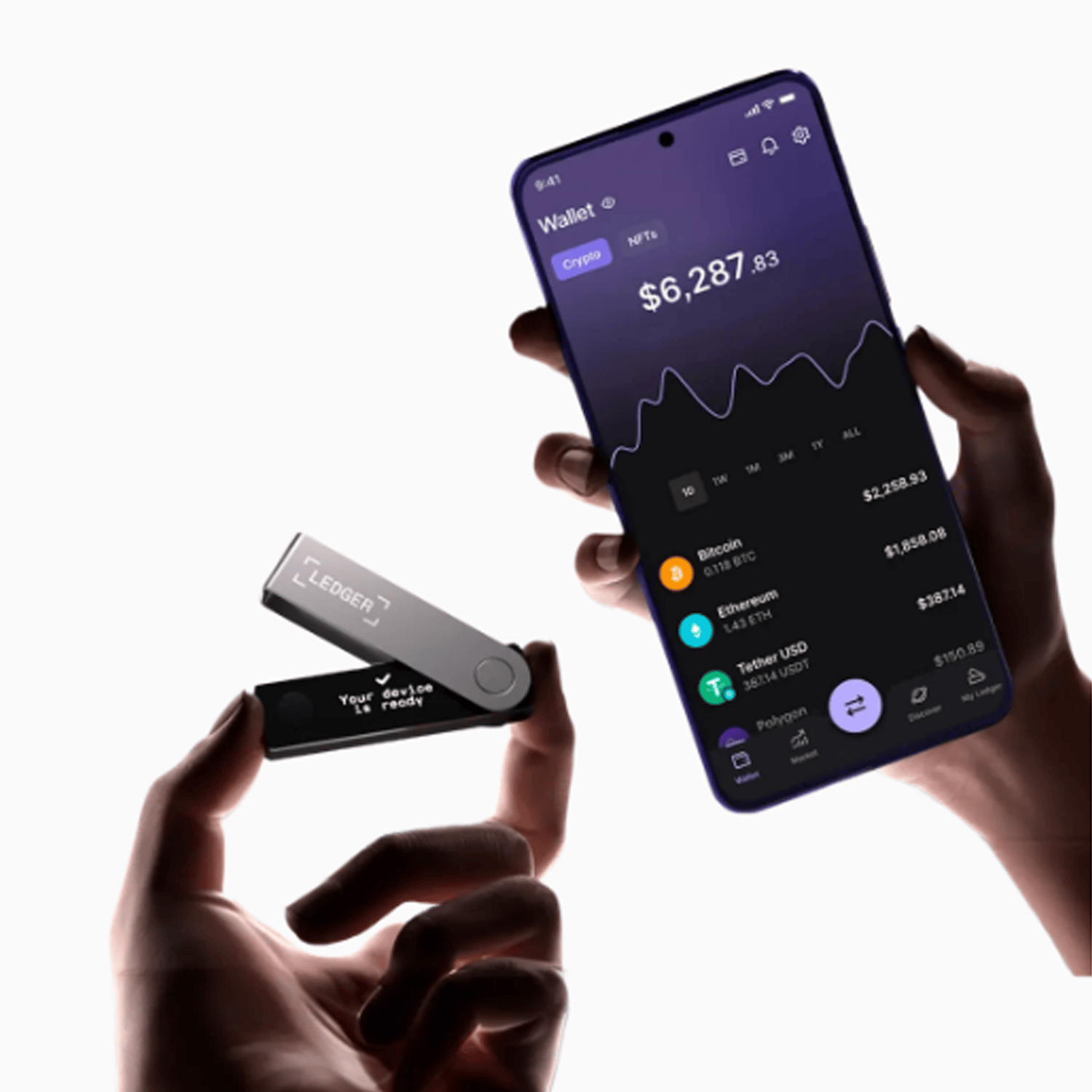 Ledger Nano X Crypto Hardware Wallet