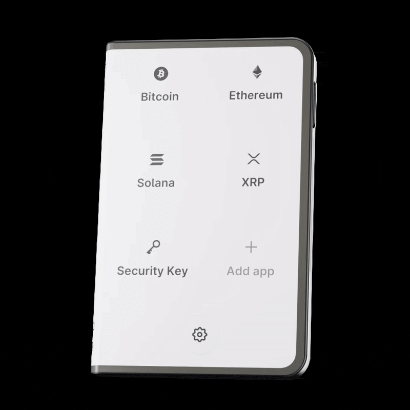 Ledger Stax Touchscreen Crypto Hardware Wallet