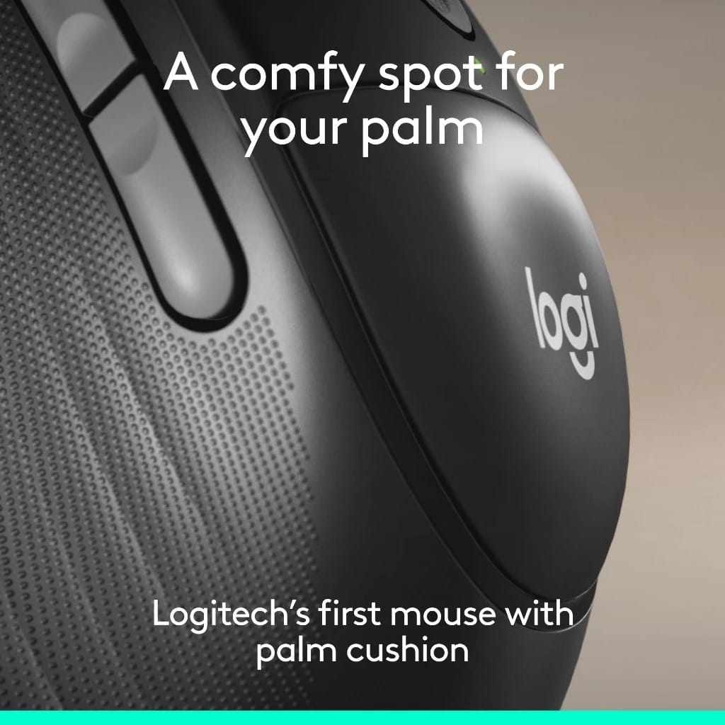 Logitech Signature Comfort Plus M850 L | Wireless Bluetooth Mouse With Palm Cushion For Enhanced Comfort