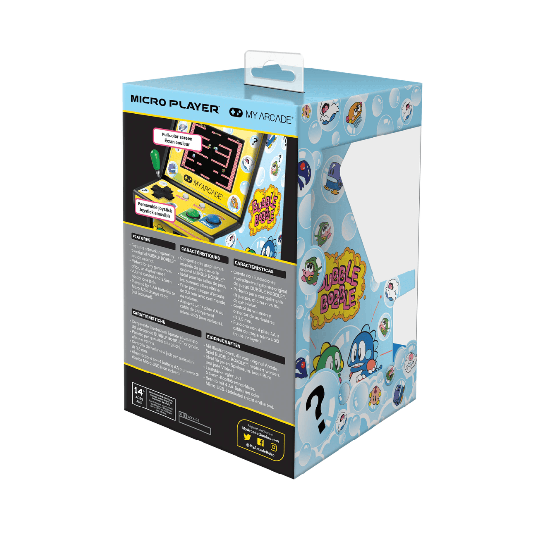 My Arcade Bubble Bobble Micro Player 3241 Handheld Games