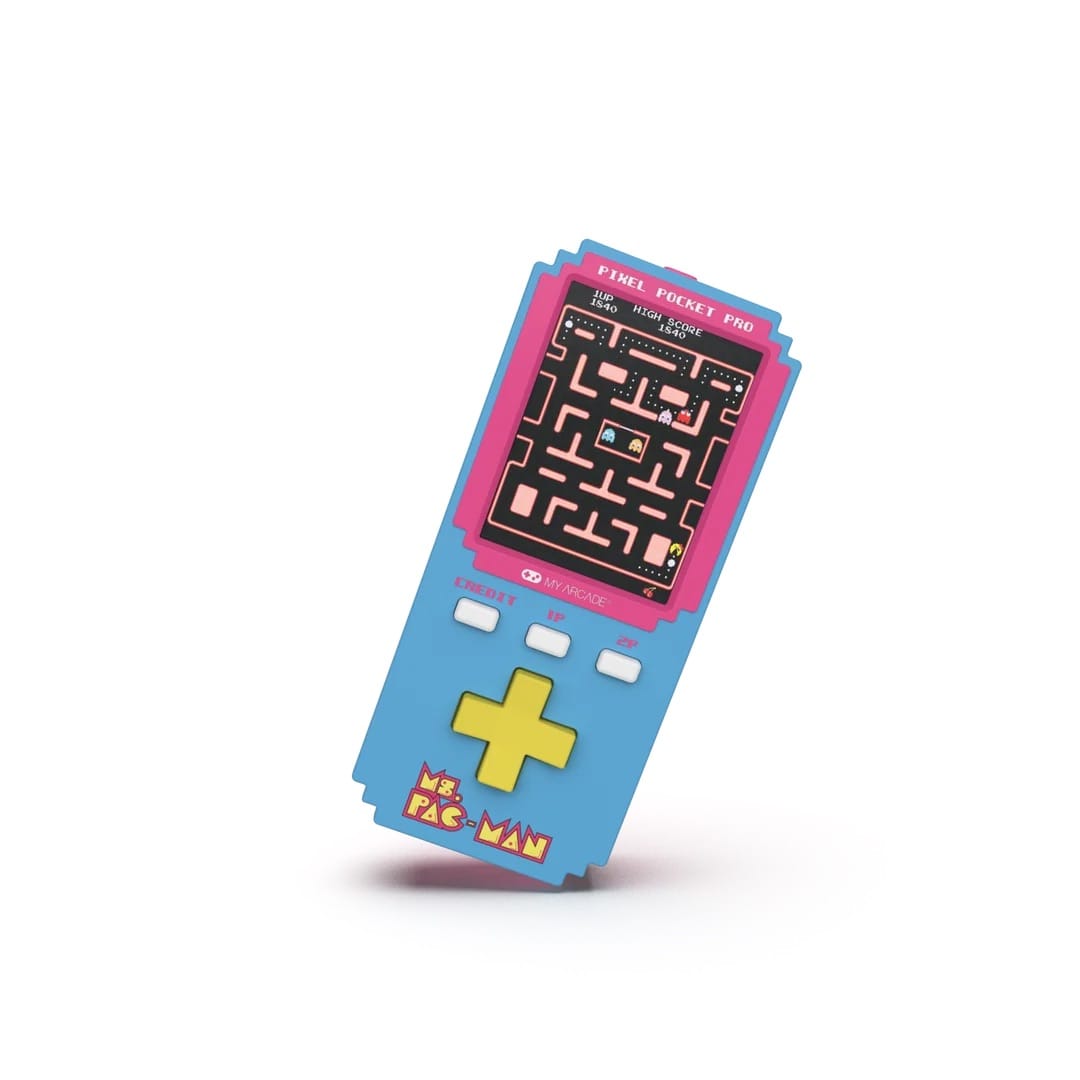 My Arcade Ms. PAC-MAN Pixel Pocket Pro 7131 Handheld Games