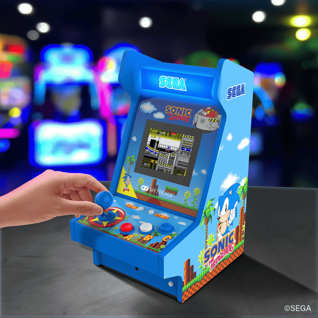 My Arcade Sonic The Hedgehog 7158 Mighty Player
