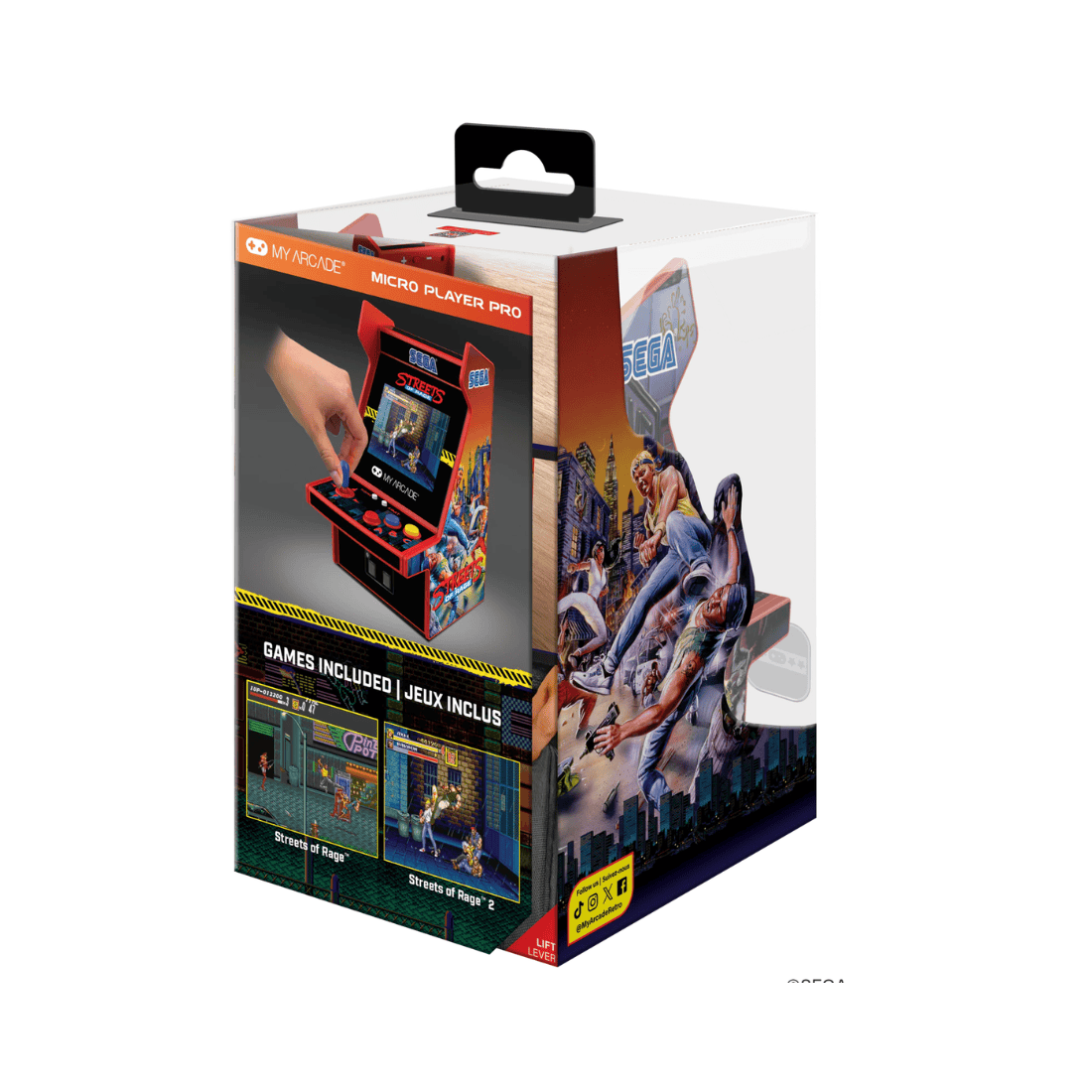 My Arcade Streets Of Rage Micro Player Pro 7162 Handheld Games