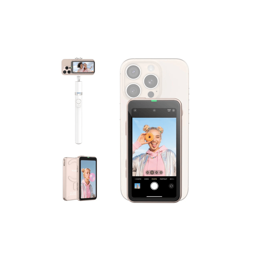 Telesin Magnetic Selfie & Vlog Monitor Screen for Phone