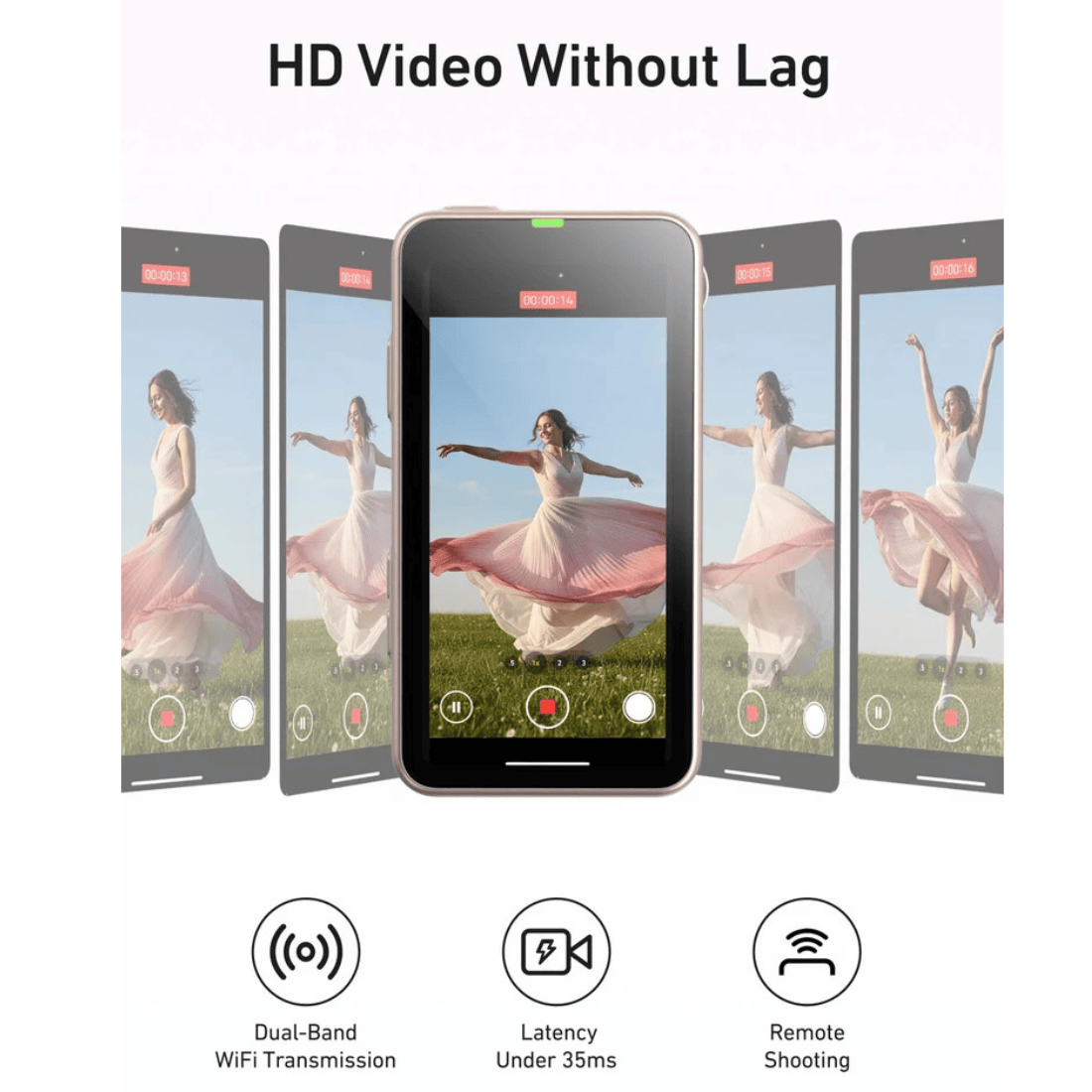 Telesin Magnetic Selfie & Vlog Monitor Screen for Phone