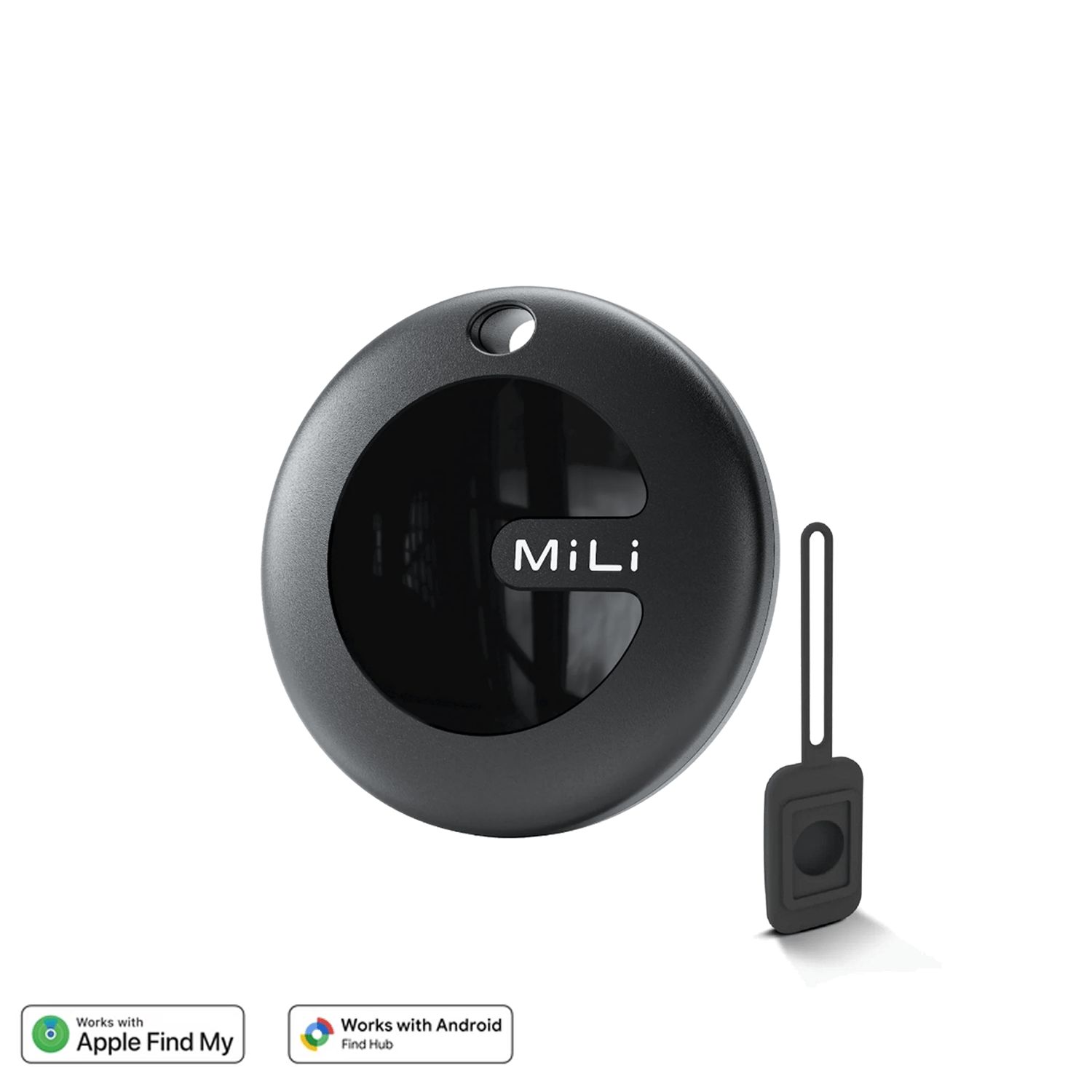 MiLi MiTag Duo Item Finder with Luggage Tag | Luggage Locator | iOS (Apple Find My) or Android (Google Find Hub) Compatible