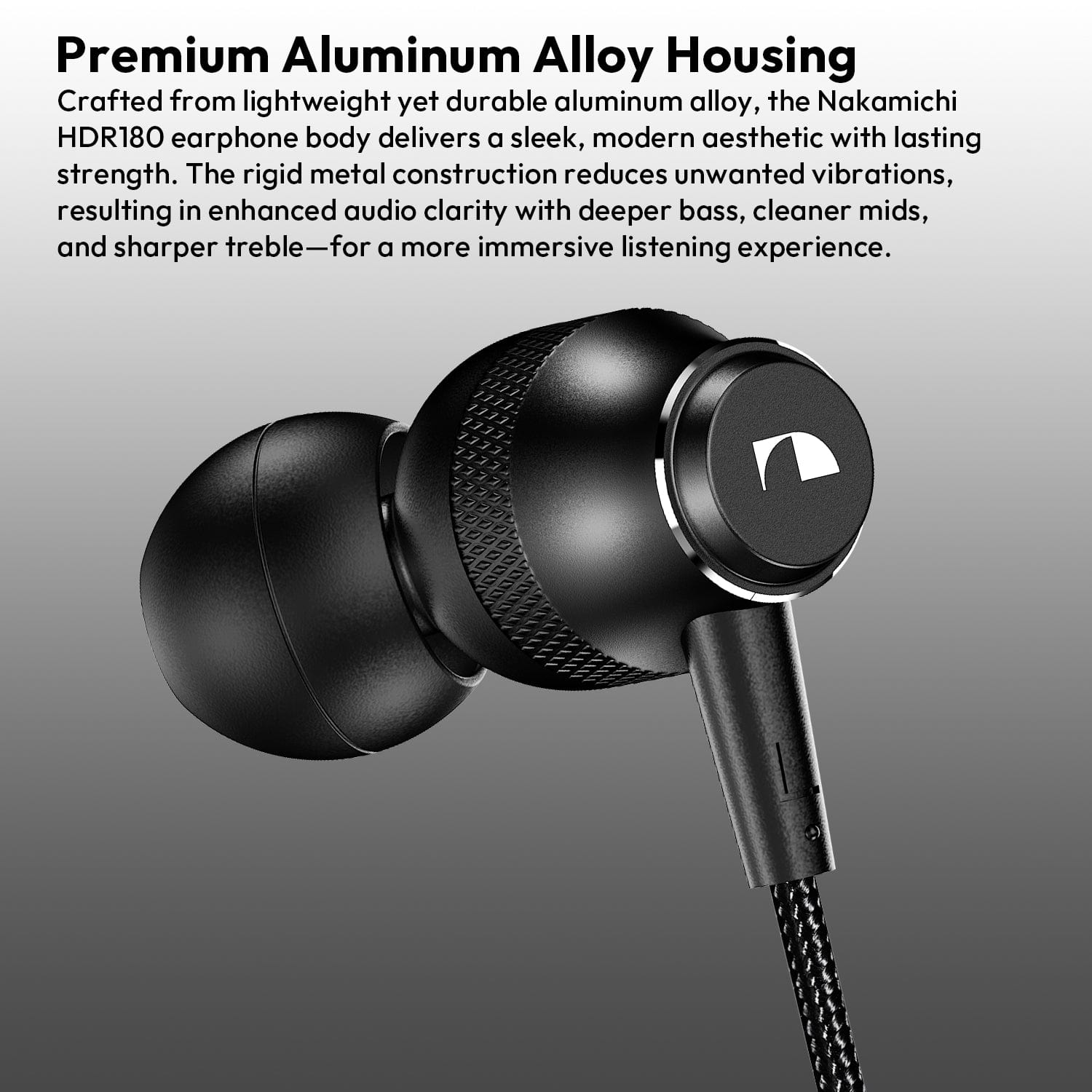 Nakamichi HDR180 Type C Wired In-Ear Earphones With Microphone