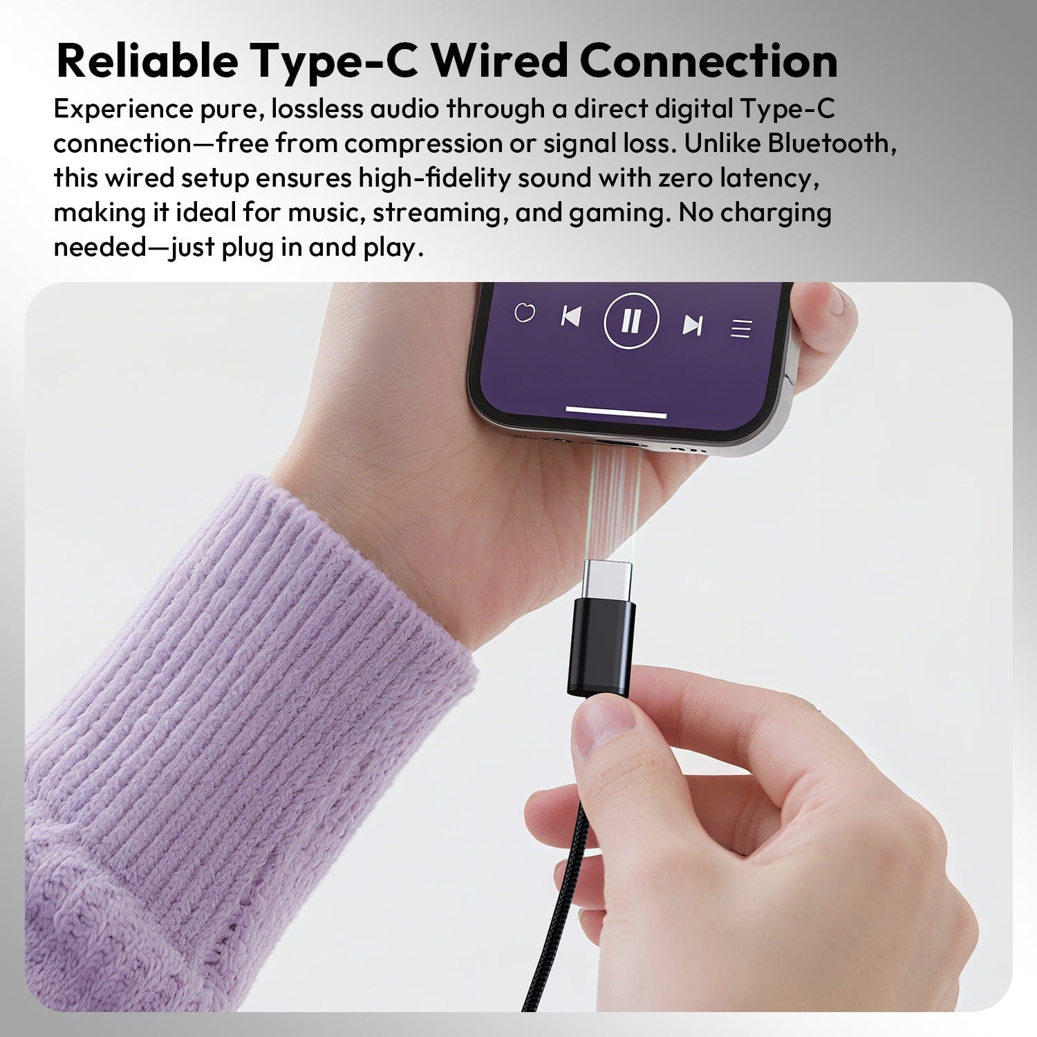 Nakamichi HDR180 Type C In-Ear Earphones With Microphone