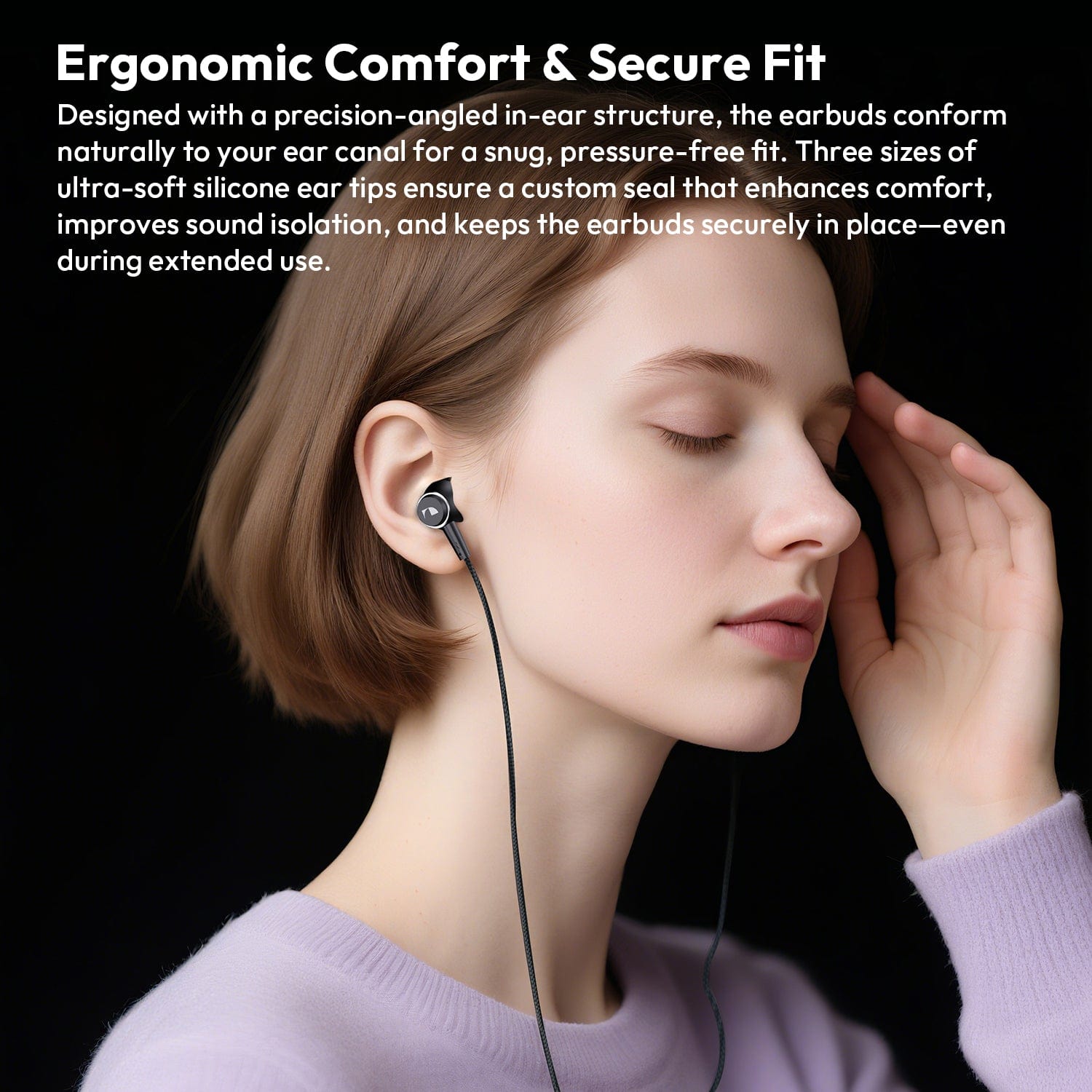 Nakamichi HDR180 Type C Wired In-Ear Earphones With Microphone