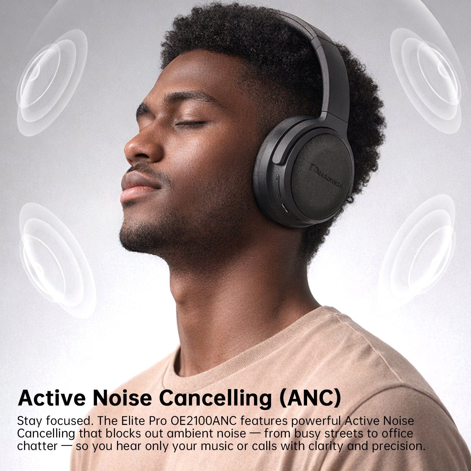 Nakamichi Elite Pro OE2100 ANC Wireless Headphones