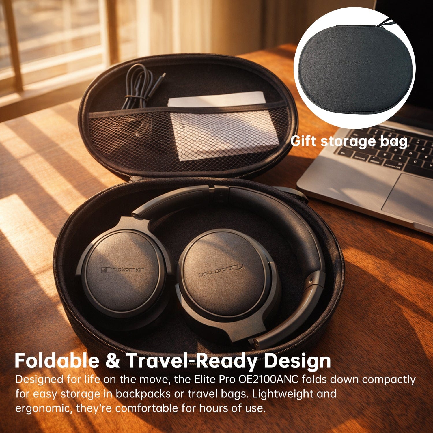 Nakamichi Elite Pro OE2100 ANC Wireless Headphones