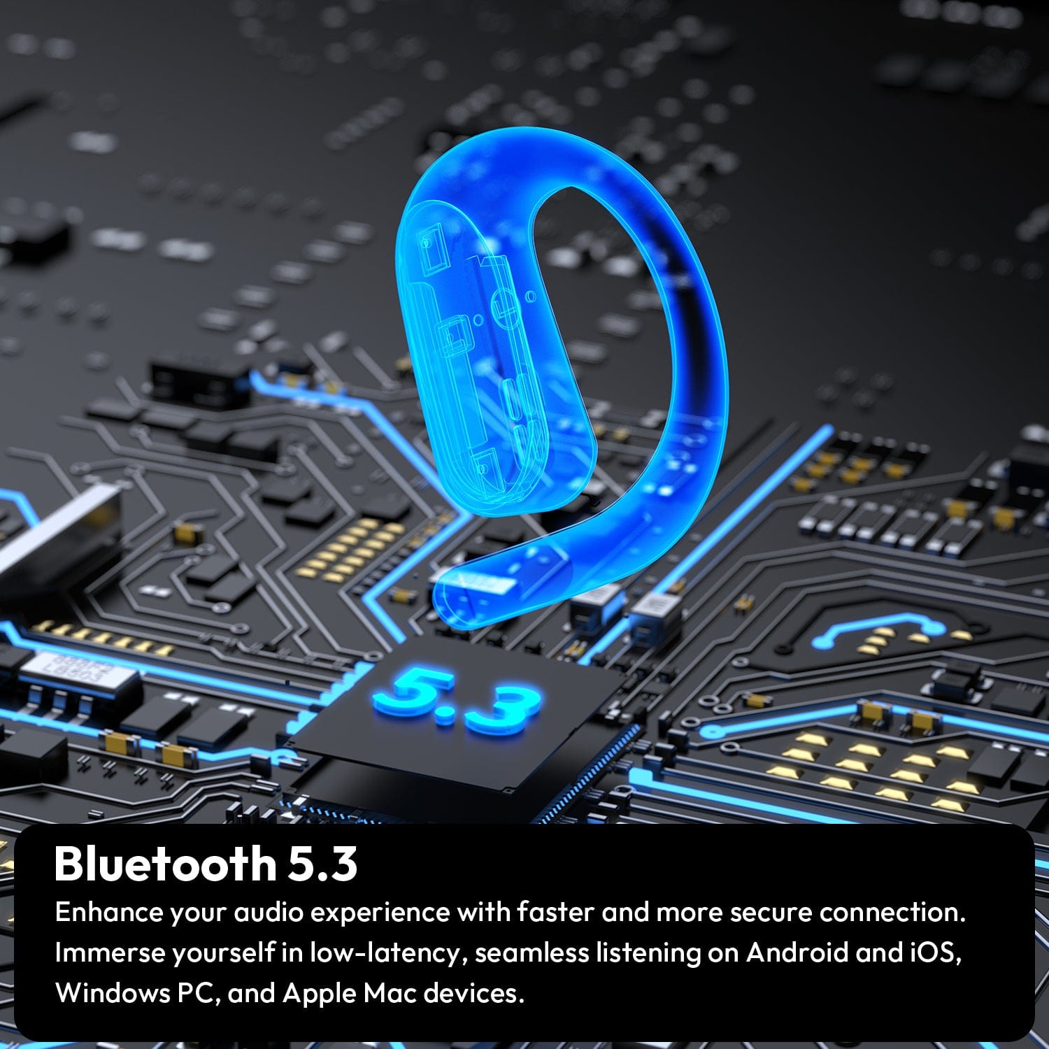 Nakamichi OP100 Open Ear True Wireless Earbuds