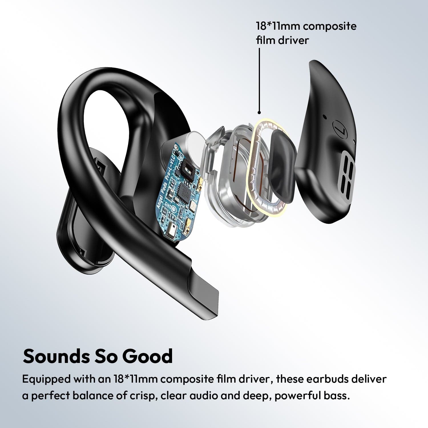 Nakamichi OP100 Open Ear True Wireless Earbuds
