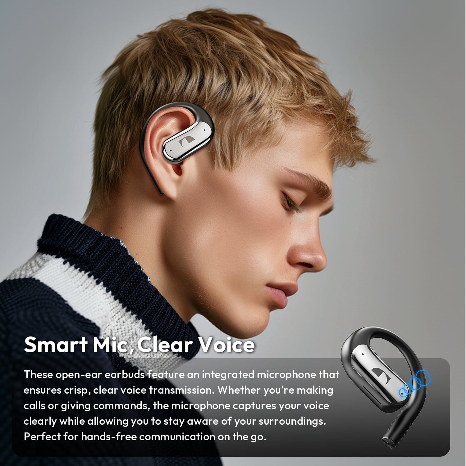Nakamichi OP100 Open Ear True Wireless Earbuds
