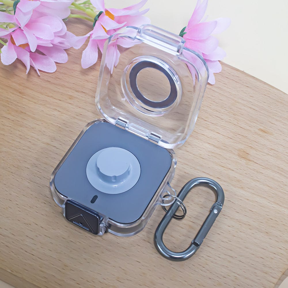 Protective Hard Case with Charging Port Cutout for ŌURA Ring 4 Charging Dock