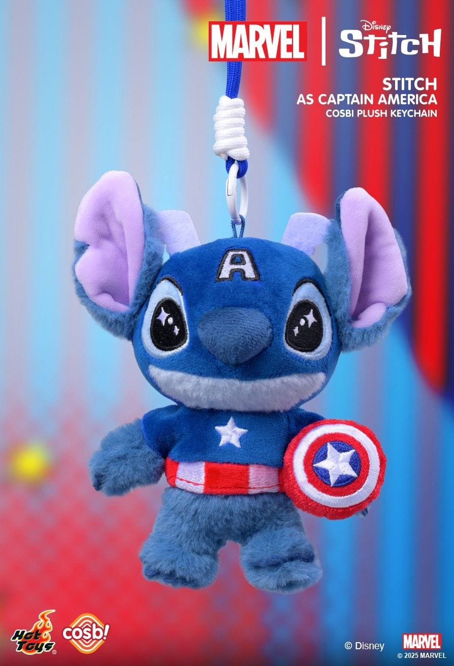 Hot Toys PPLU072N Stitch - Marvel Stitch Cosbi Plush Keychain Blind Box