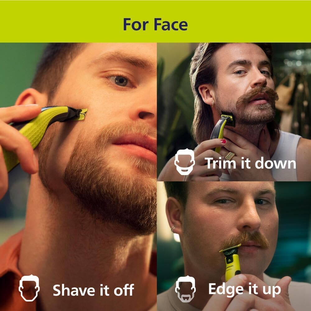 Philips QP6552/15 OneBlade Pro 360 Face And Body Trimmer