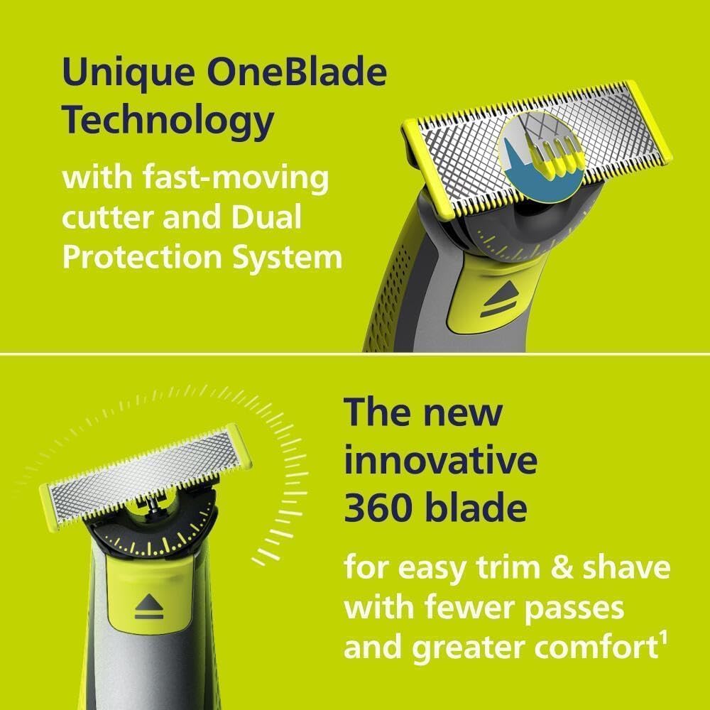 Philips QP6552/15 OneBlade Pro 360 Face And Body Trimmer