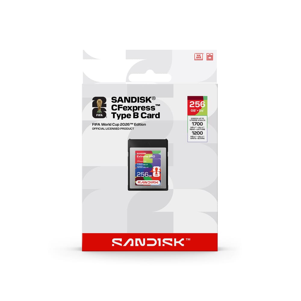 SanDisk CFexpress Type B Card | FIFA World Cup 2026 Edition | 256GB