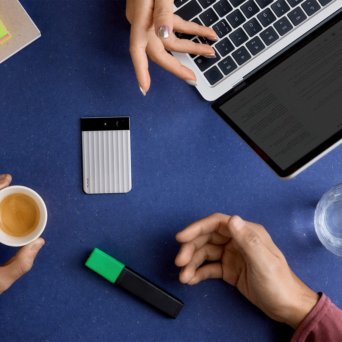 PLAUD.AI Plaud Note Pro Flow Edition - Smart AI Note Taker with Black Magnetic Case