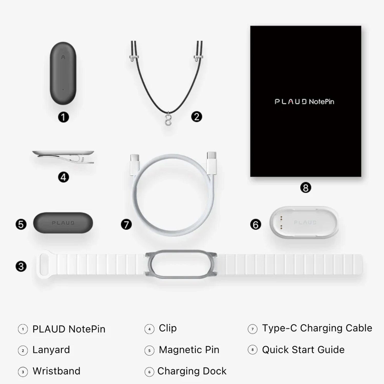 PLAUD.AI Plaud NotePin Wearable AI Voice Recorder