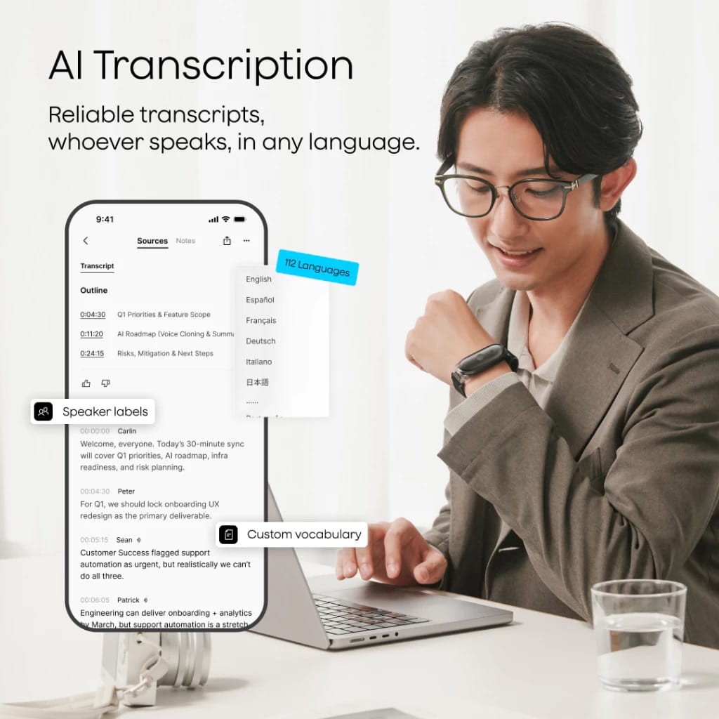 PLAUD.AI NotePin S Wearable AI Voice Recorder