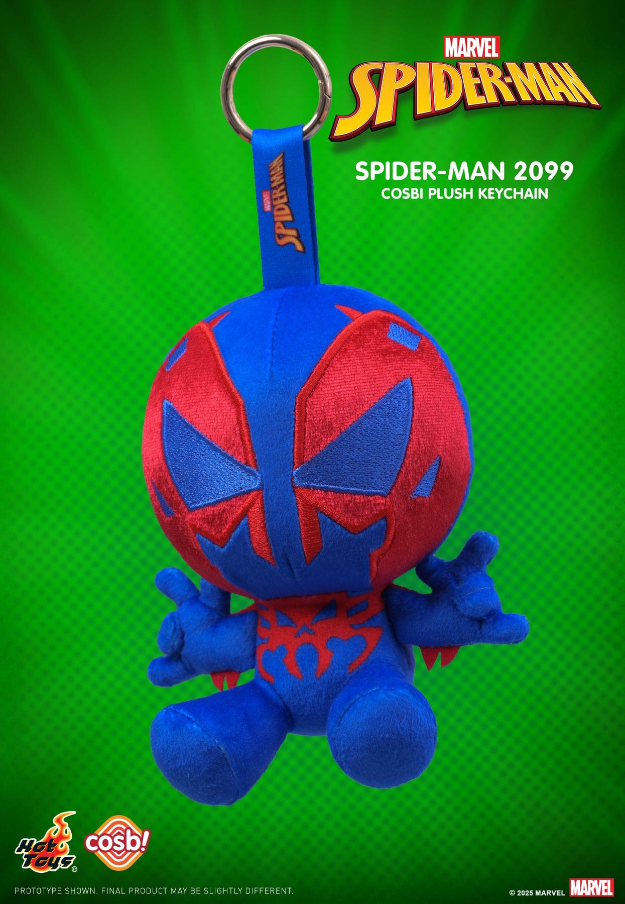Hot Toys PPLU071N Spider-Man (Marvel Comics) Spider-Man Cosbi Plush Keychain Blind Box