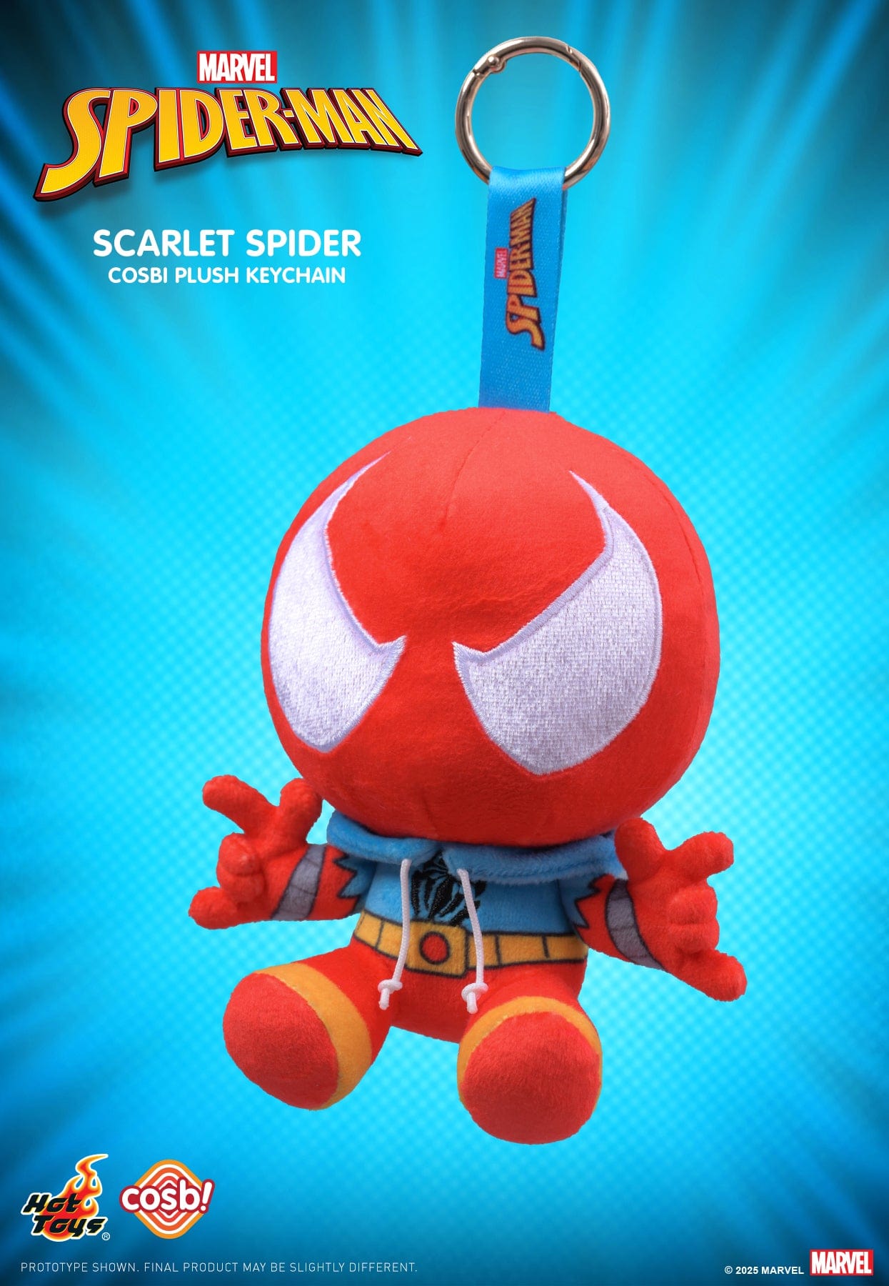Hot Toys PPLU071N Spider-Man (Marvel Comics) Spider-Man Cosbi Plush Keychain Blind Box