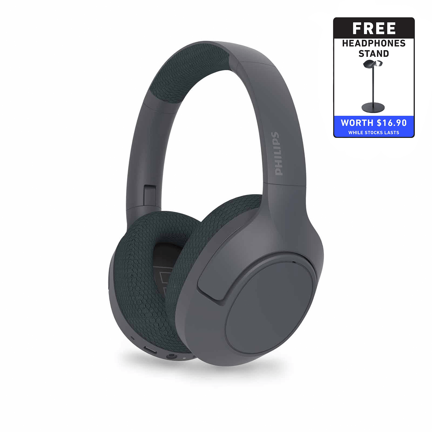 Philips Over-ear Wireless Headphone | TAH7508BK97